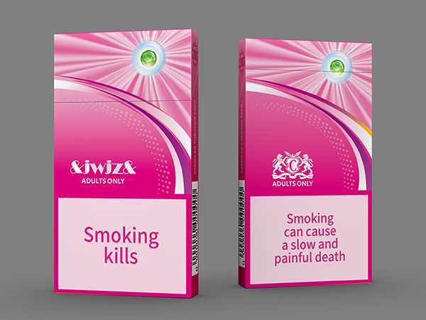 boite pour cigarette 2pcs Étui à Cigarettes Femme Porte Cigarettes